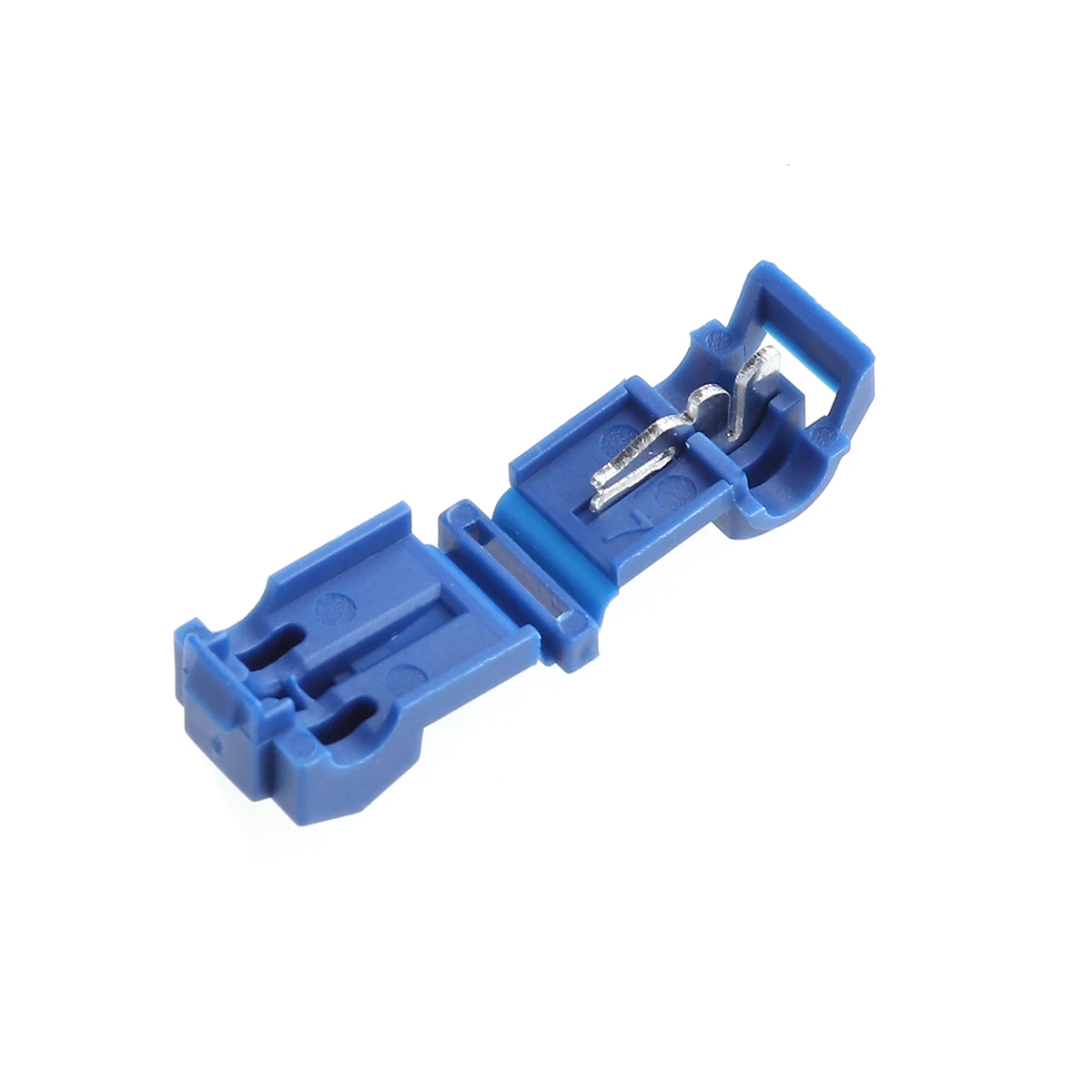 

50pcs Blue Quick Splice Wire Connector 16-14 Awg 2.5-4.0Mm² Lock Crimp Terminal Splice Connectors Fast Wiring No