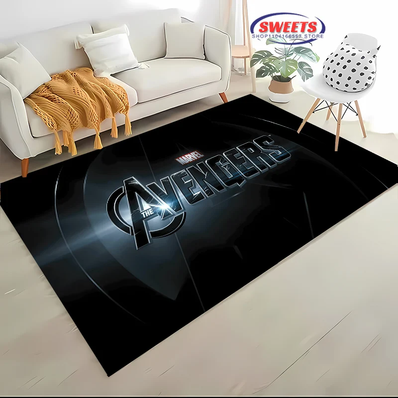 3D Printing M-mravel Sign Carpet for Living Room Bedroom Hallway Long Strip Anti-slip Soft Rug Sofa Doormat Home Decor Mat Gift