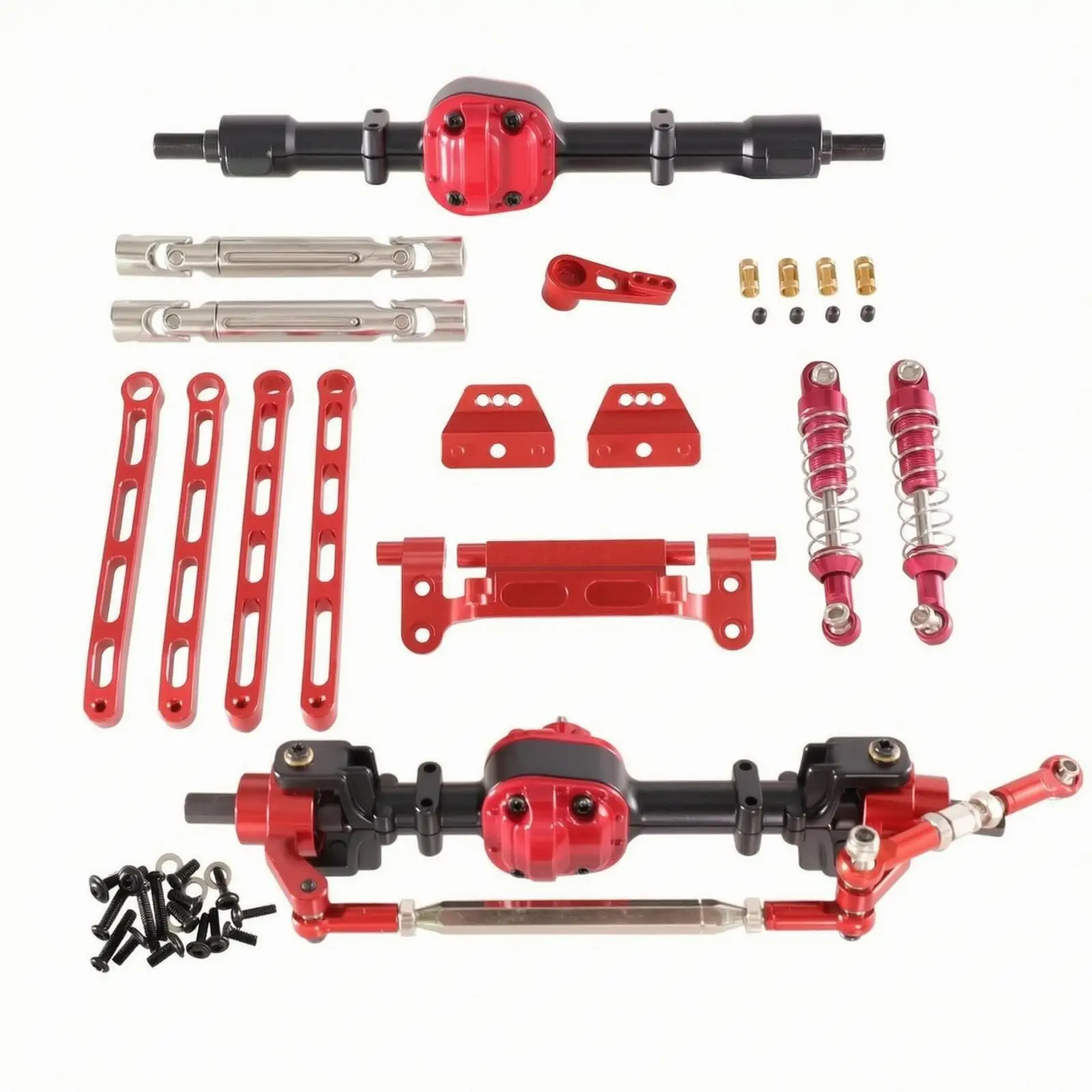 CNC-Machined Axle Upgrade Anodized Finish Aluminum Alloy Axle Assembly Drive