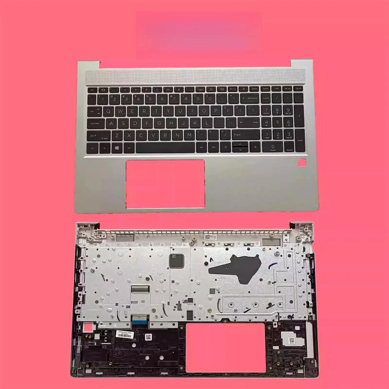 

Подставка для рук для Probook 450 G8 455 G8 с клавиатурой US с подсветкой M21742-001, серебристая