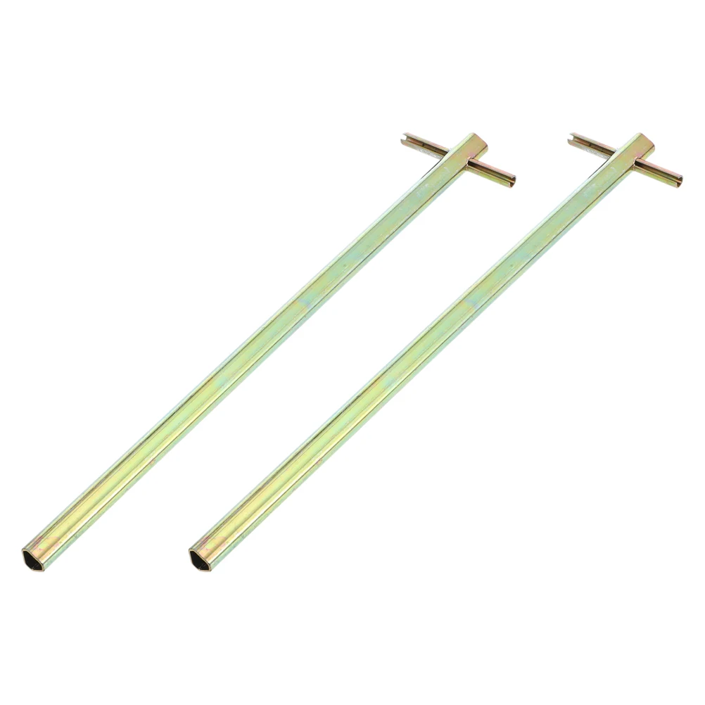 

2pcs Triangle Keys Extended Galvanized Iron Emergency Release Elevator Door Smooth Edge Maintenance Tool Hand Tools