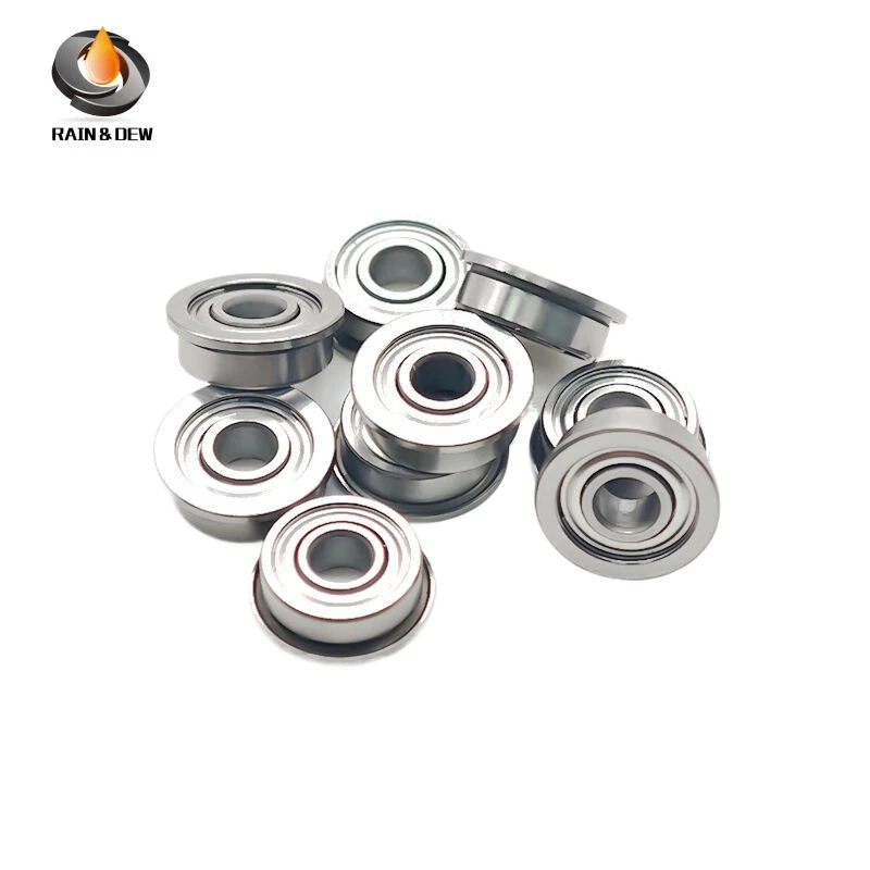 10Pcs ZZ/RS Flange Bearings  ABEC-7 Deep Groove Ball Bearing F695RS 5x13x4, F625RS 3x10x4, F623RS 5X16X5,  MF52ZZ 2*5*2.5