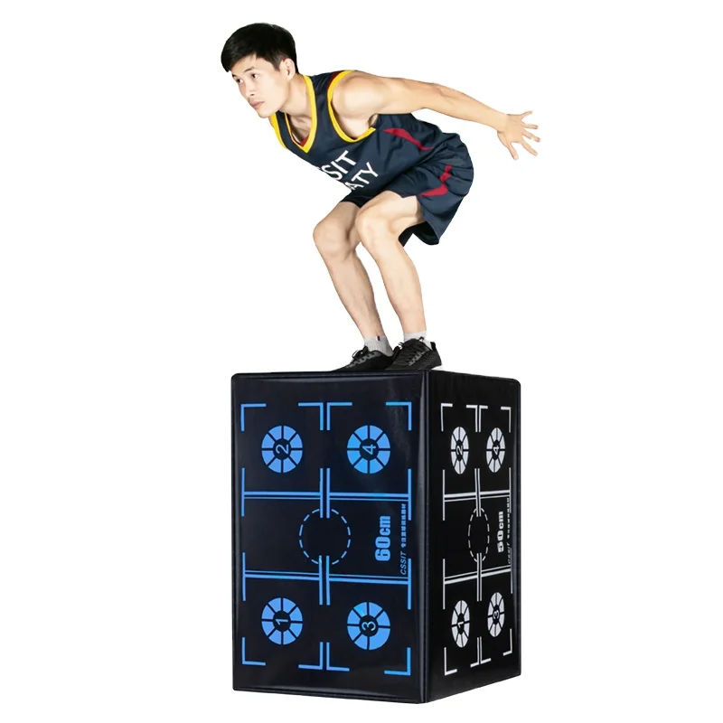 Cheap Price 3 in 1 Soft Bounce Box Fitness Equipment Jumping Exercise Box Jump Training Box Vertical Jump Test Equipment