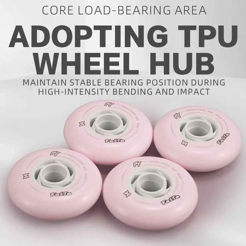 FT OEM Inline Skate Wheels Speed High Rebound PU Freestyle Slalom 72-84mm Wear Resistant Professional Urban Outdoor Roller Shoes