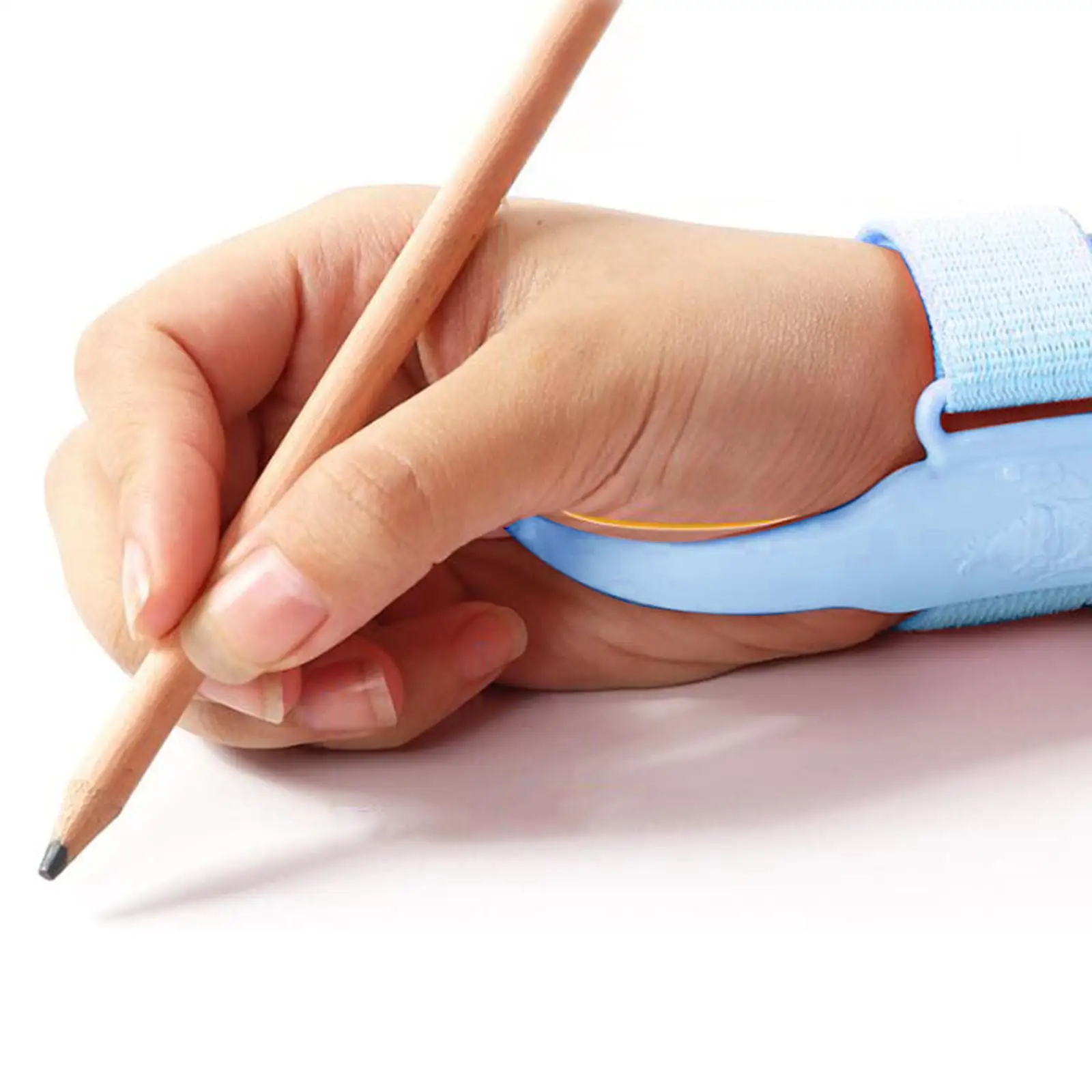 Flexible Posture Wrist Corrector for Kids Writing Aid with Inner Hook Fixer Breathable Nylon Strap Adjustable Ergonomic Home