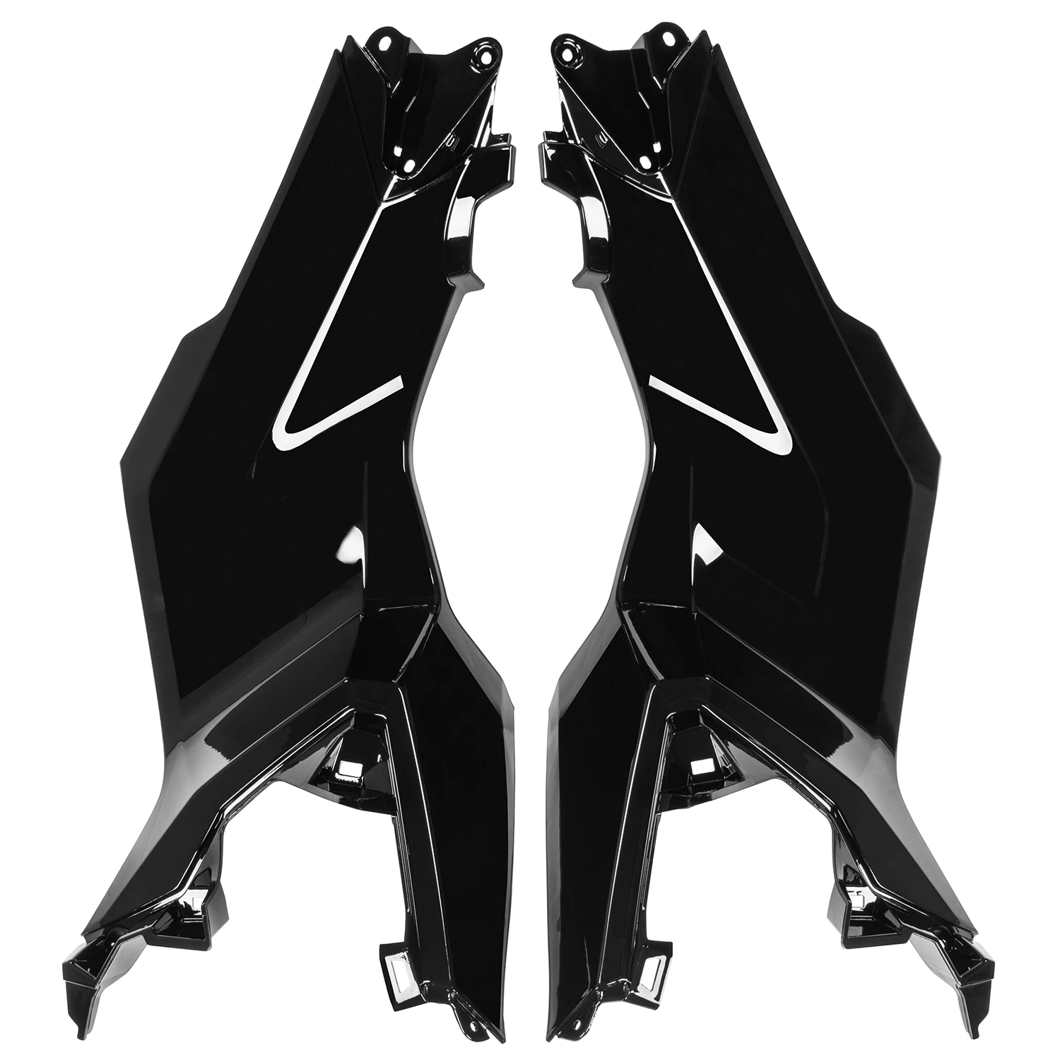 For Honda ADV 160 2023 2024 Motorcycle Front Center Driver Side Cover Fairng ABS Gloss Black ADV160 Matte Black