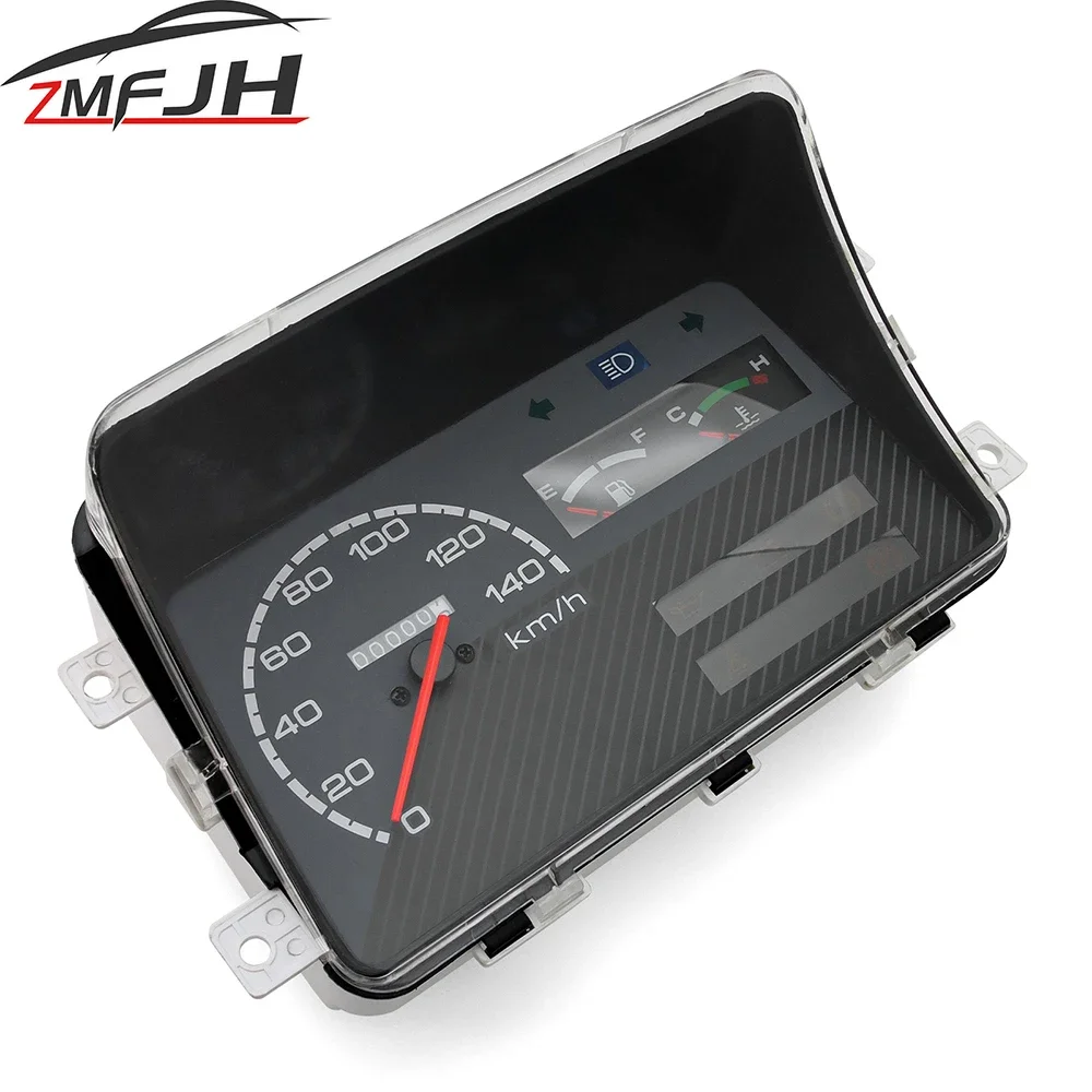 Car Multi-function Dashboard 0-140kmh Digital Speedometer Fuel Meter Water Temp Gauge Oil Pressure Voltmeter With Turn Signal