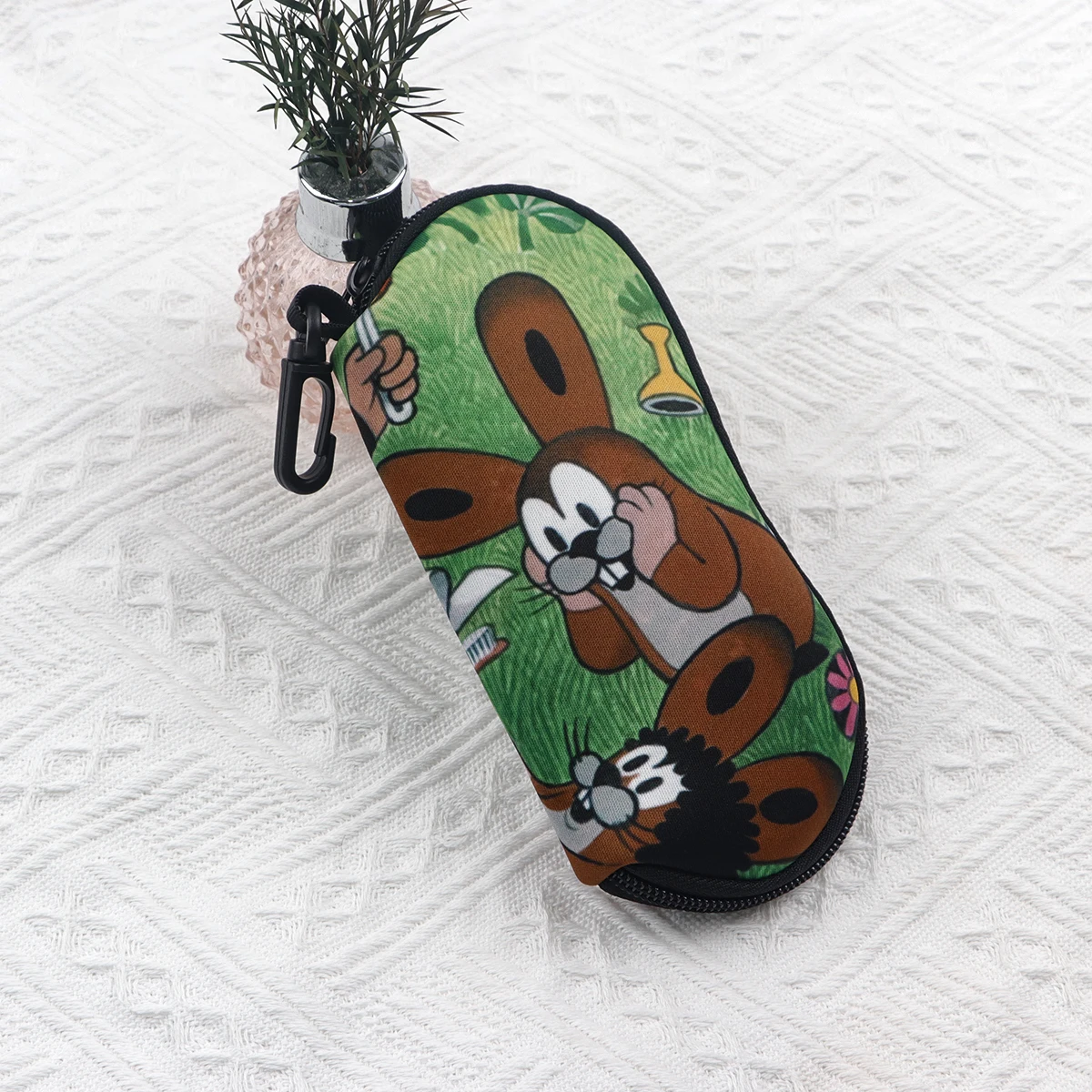 Cute Mole Collection Shell Glasses Case Unisex Fashion Eyeglasses Case Cartoon Animals Sunglasses Protector Box 1PC