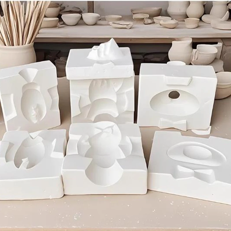 Tea Pet Slip Casting Mold, Plaster Mold for Chinese Tea Culture Figurine, Pouring Ceramic Slip Clay Mold, DIY Pottery Making