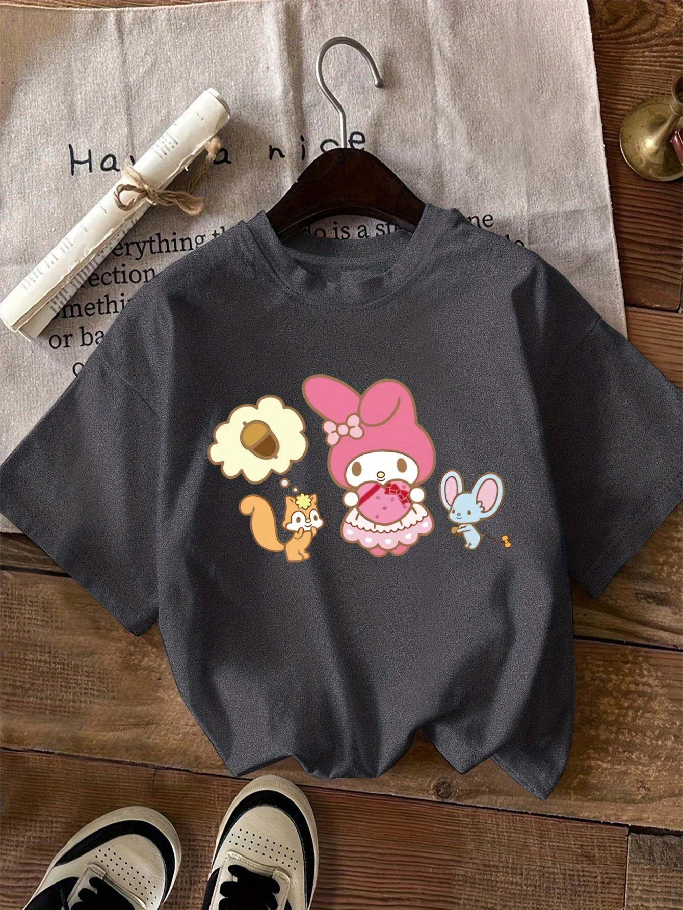 

Футболка с графическим принтом и коротким рукавом с круглым вырезом, повседневный топ для летней и весенней женской одежды