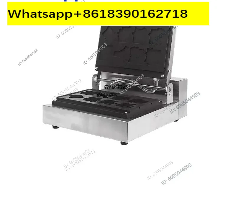 Text Burning Machine Waffle Machine Commercial Electric Gas String Cake Machine