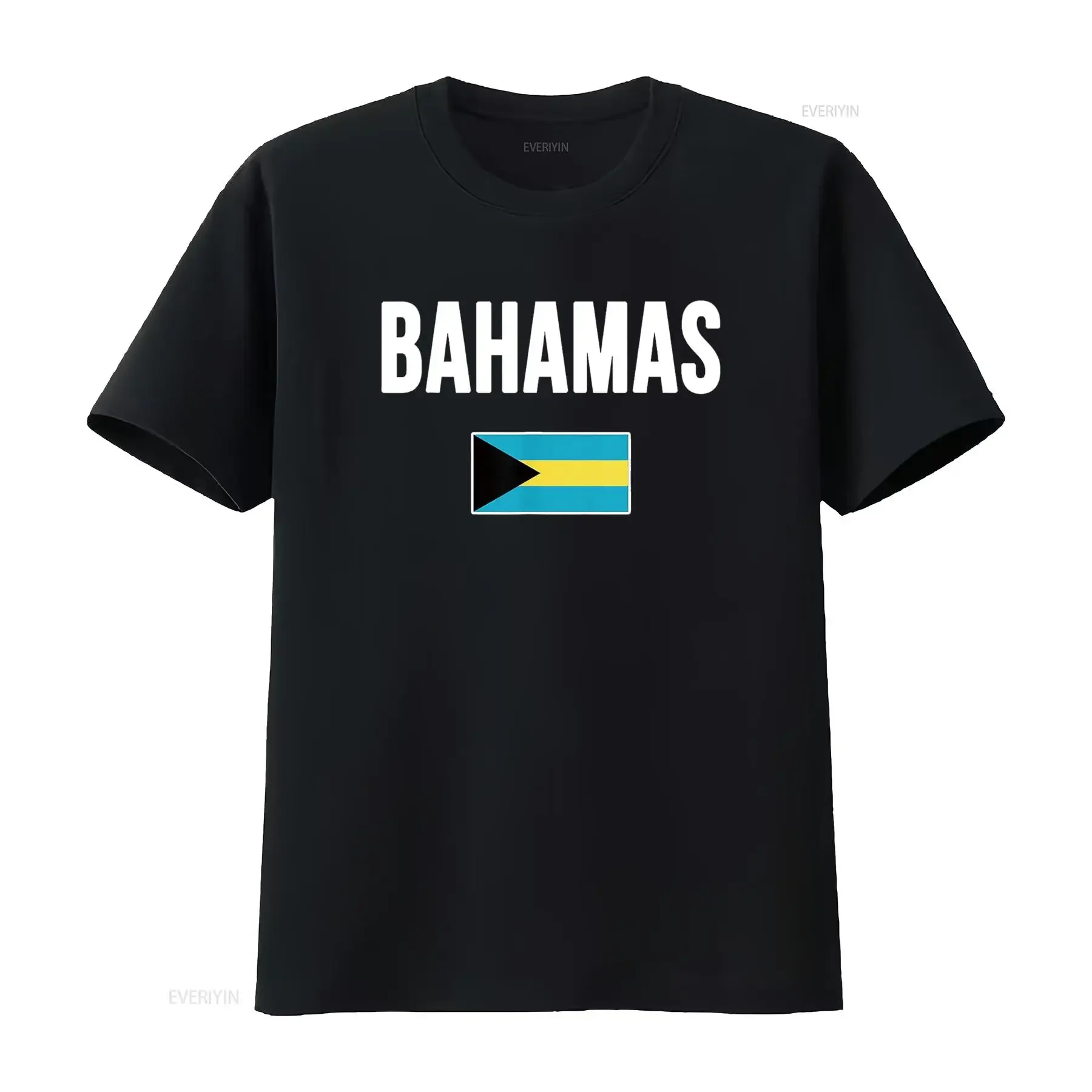 

Сувенирная футболка с флагом Багамского Багамского Багамского флага, винтажная стираная слегка мужская уличная одежда, универсальный топ для повседневной носки, удобный