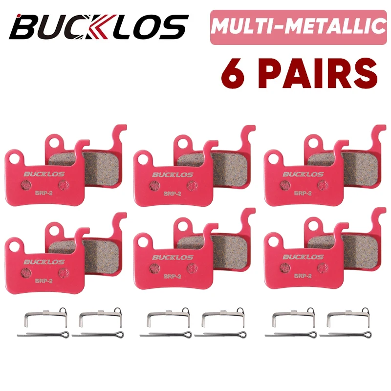 BUCKLOS Fiets Hydraulische Schijfremblokken voor M535 Metallic Remblokken Metal Road Mountainbike Remblokken fit A01S M06S M07S