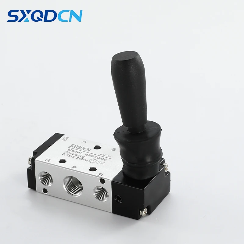 4H210-08 Airtac Type  5/2 Way Hand Control Manual Pneumatic Valve