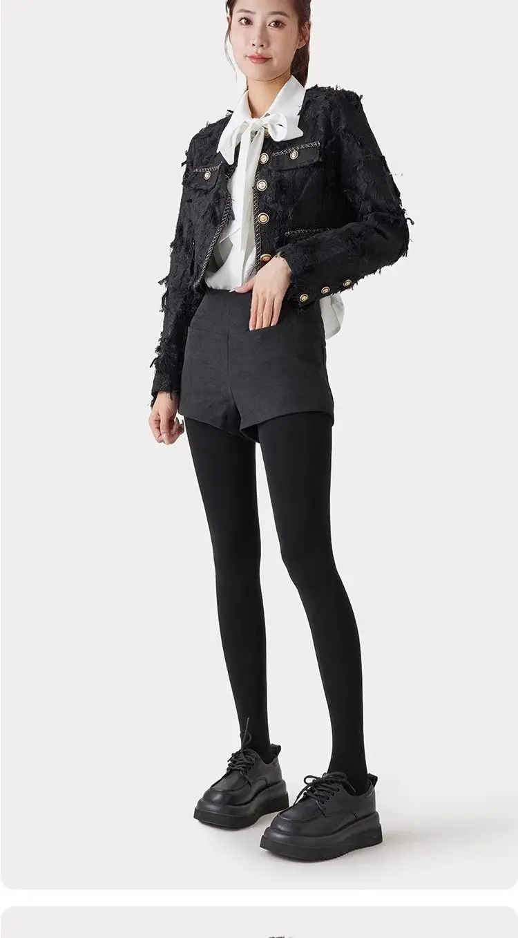 Legginsy damskie w dużych rozmiarach, modelujące pośladki w kształcie litery V, wyszczuplające, w stylu goth, pochłaniające pot, obcisłe, czarne, niebieskie, modne, wentylowane, oversize.