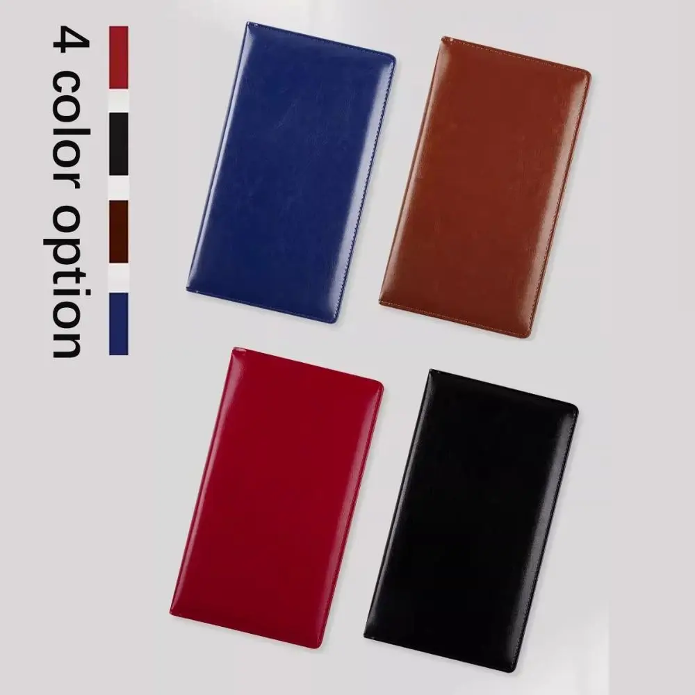 

PU Leather A6 File Folder With Pen Insert Waterproof Business Meeting Contract Clamp Storage Slot Clipboard Document Clip