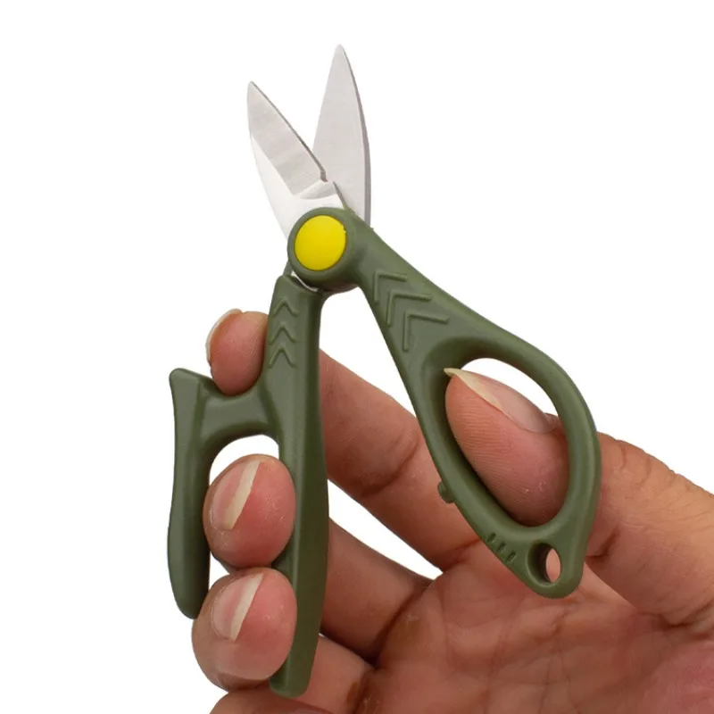 Dobeli Stainless Steel Mini Luminous Fishing Plier Line Cutter Scissors PP Handle Outdoor Fishing Tackle Pesca Accessories