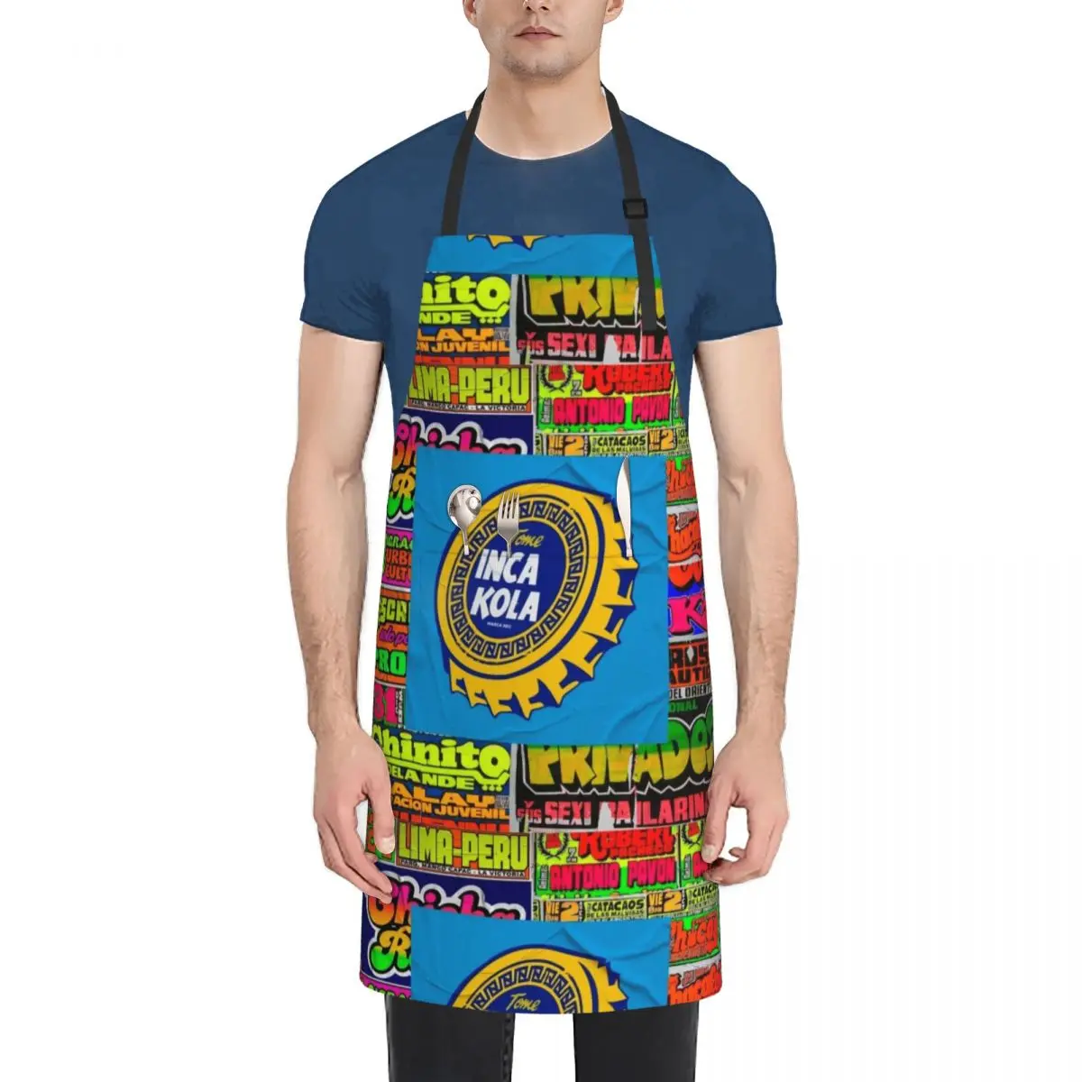 

Inca Kola chicha Apron Kitchen Tools For Girl Apron