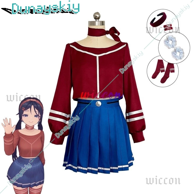 Anime Game MiSide Cosplay Horror Mita Мита Costume JK School Uniform Cute Dress Lolita Wigs For Halloween Girls Woman Customized