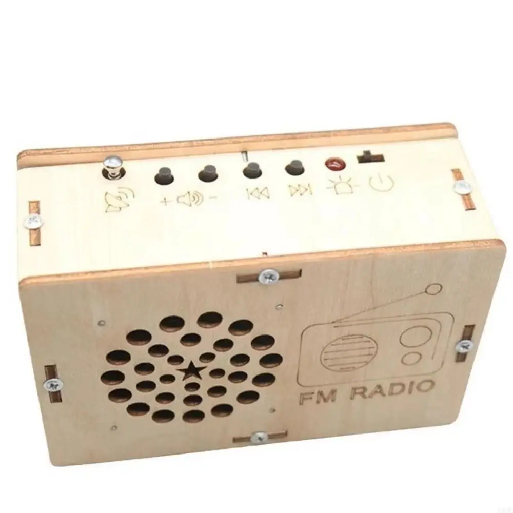 Radio FM faite à la main, assemblage manuel, modèle de vapeur, éducation scientifique, batterie externe multifonctionnelle