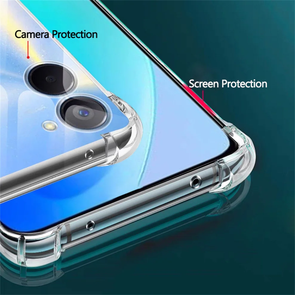 airbag case for realme-10 soft clear shockproof silicone phone cases realme 9 pro plus 5g oppo realmi 9i cover realme 10 case