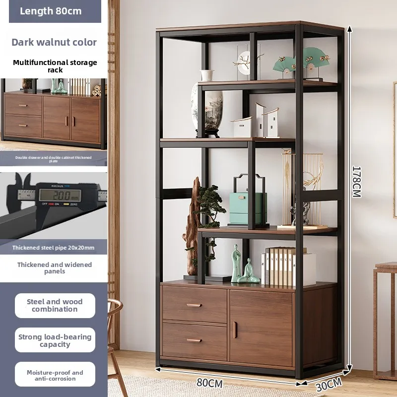 Wall-Mounted Bar Cabinet Wine Rack Storage Display for Commercial and Household Use New Chinese Style