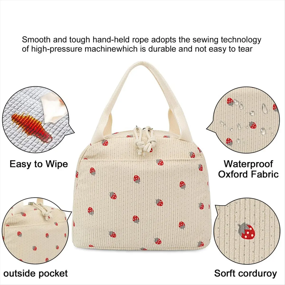 *A14E Lunch Bags for Women Girl - Lunch Cool BagPack Lunch Bag Lunch Box Bag Cute Lunchbag Insulated Lunch Bag Adult Cooler