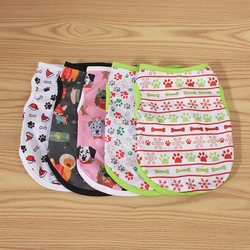 Puppy Dogs Soft Vests Pet Dog Clothes Cartoon Clothing Summer Shirt Casual T-Shirt for Small Pet Supplies