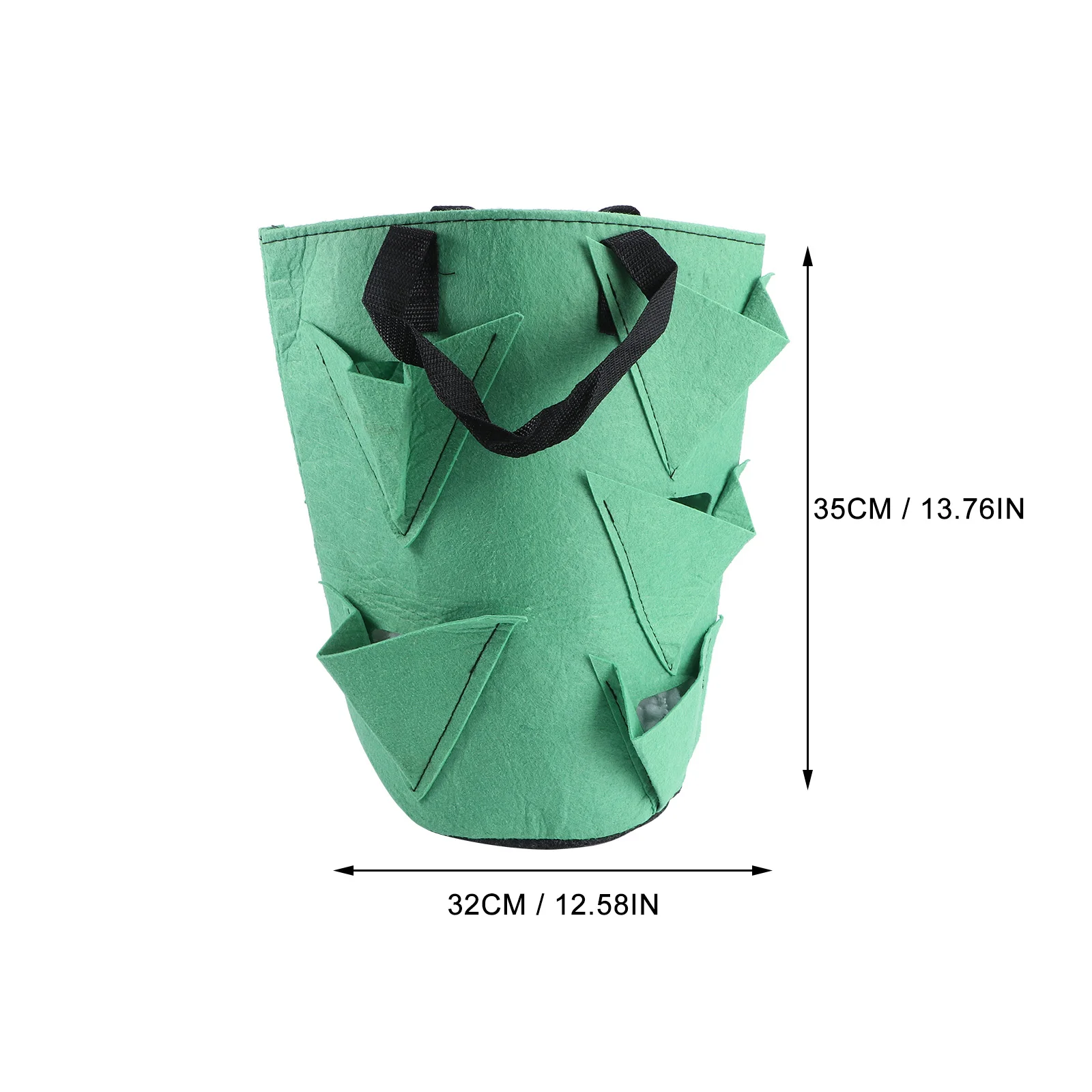 

2 шт. мешок для посадки клубники прочный подвесной нетканый плантатор детский контейнер для выращивания здоровых фруктов садоводство