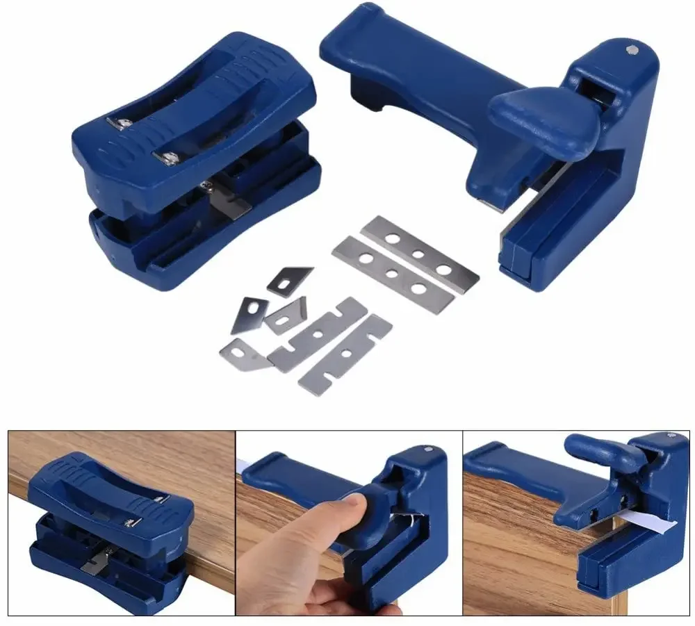 2pcs Double Edge Trimmer Banding Machine Set Wood Head and Tail Trimming Carpenter Hardware Tool Blade Carpenter Hardware