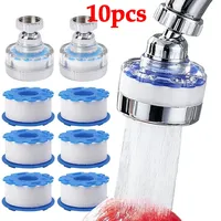 10-1pcs Water Outlet Purifier Kit Universal Faucet Filter for Hard Water Bathroom Shower Head Replacement Filter Remove Chlorine