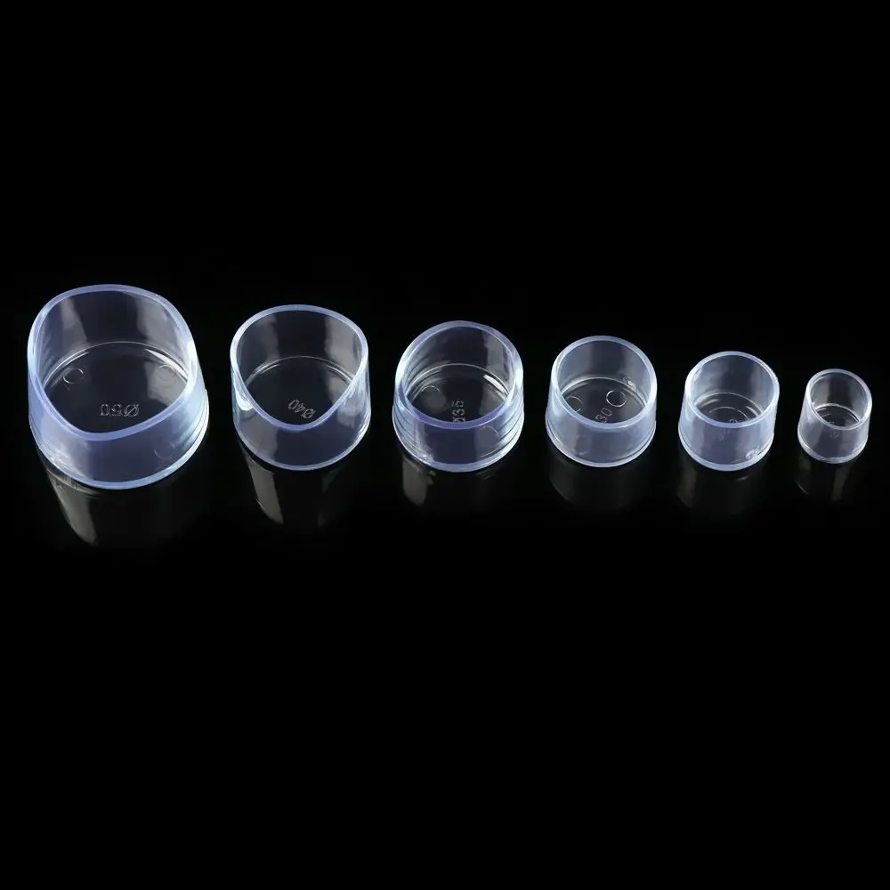 4pcs/set New Socks Round Bottom Silicone Pads Chair Leg Caps Non-Slip Covers Furniture Feet