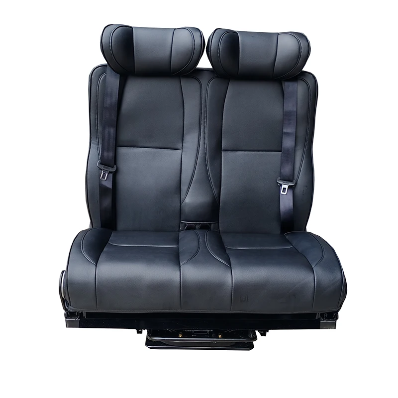 

Autoliuma 2-Seat Leather Foldable Bifold Bed RV Seat Interior Accessory with Customizable Comfortable Car Seats for Campervans