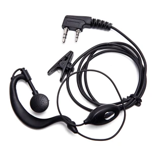 Baofeng-Walkie Talkie Headset, com fio dois sentidos Ham rádio fone de ouvido, K-Plug, BF-888S, UV5R, UV82, UV16, UV17, Novo 10 principais vendas fonia capacete baofeng - №10