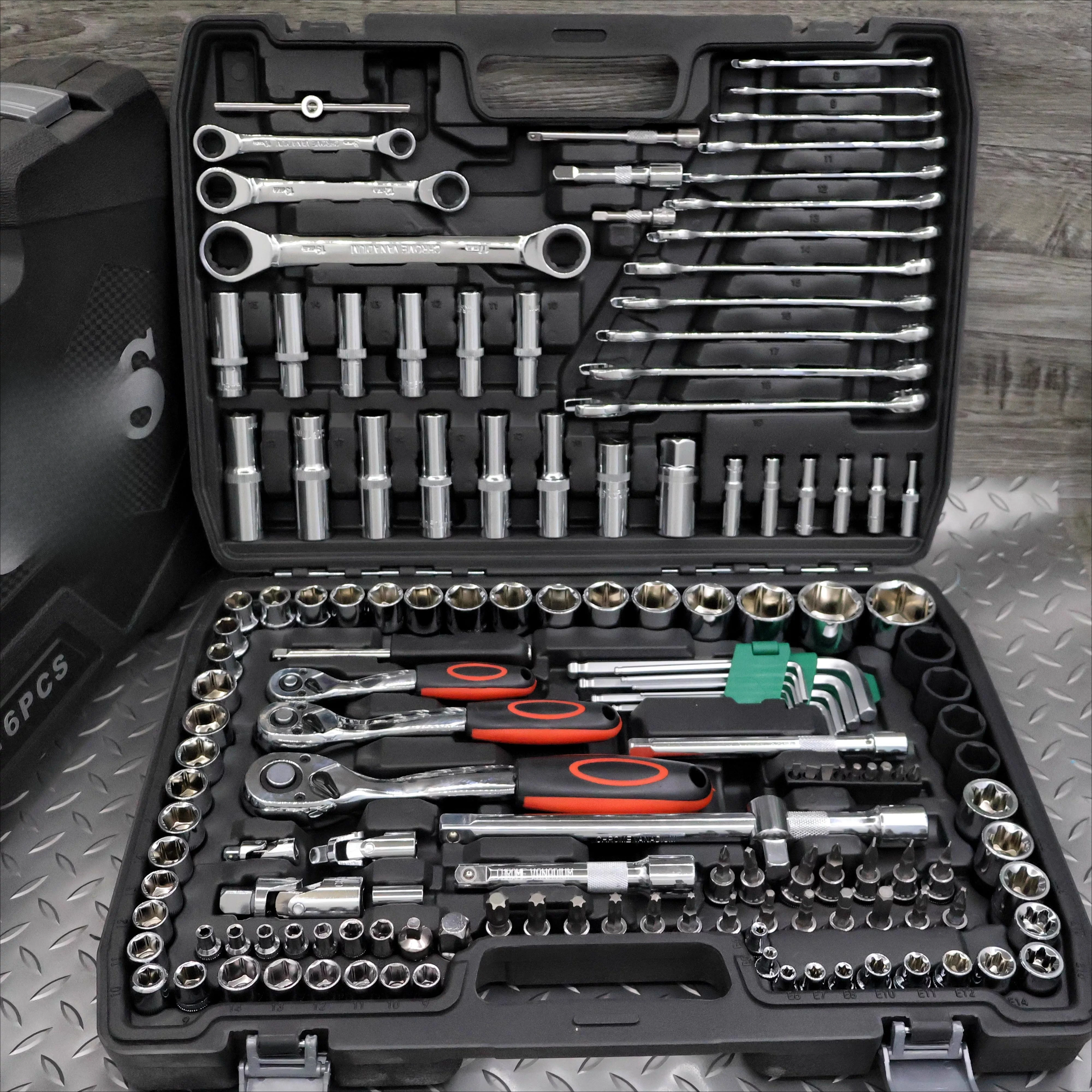 Quick Wrench Socket Combination, Car Repair Tool Set Mechanic Tools