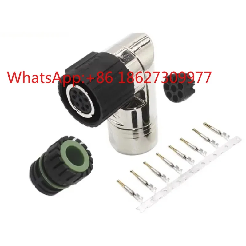 For V90 Servo Encoder Right Angle Plug 8Pin Connector 6FX2003-0DB11 ODB11