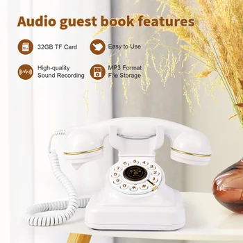 Audio Message Book Phone Wedding Guest Voice Blessing Message Book Banquet Voice Check-in…
