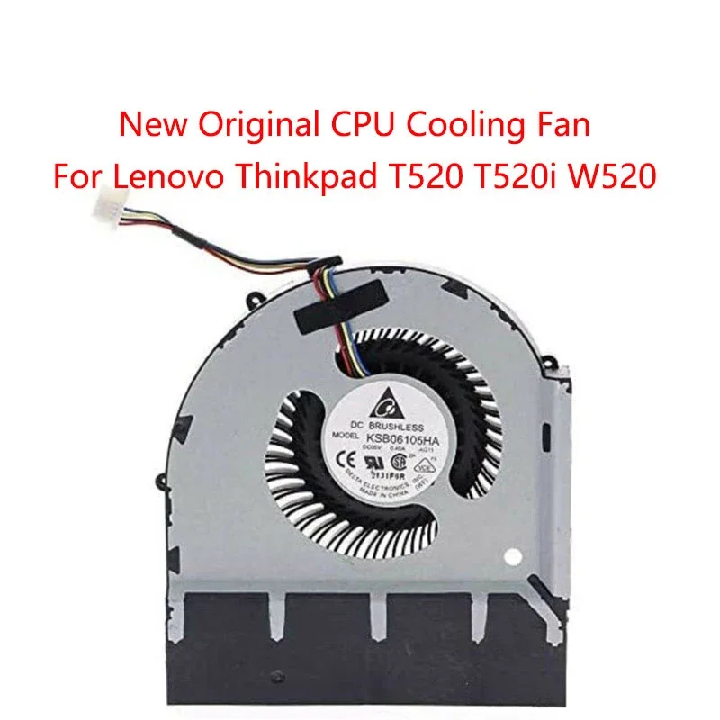 CPU Cooling Cooler Fan Laptop Cooler for Lenovo ThinkPad T520 T520I W520 04W1574 04W1576 04W1578