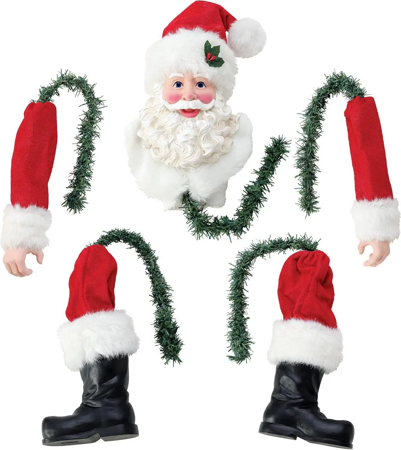 Christmas Tree Top Topper Cover Santa Snowman Hat Tree Ornaments Home Outdoor Decor Christmas Tree Decoration New Year 2024