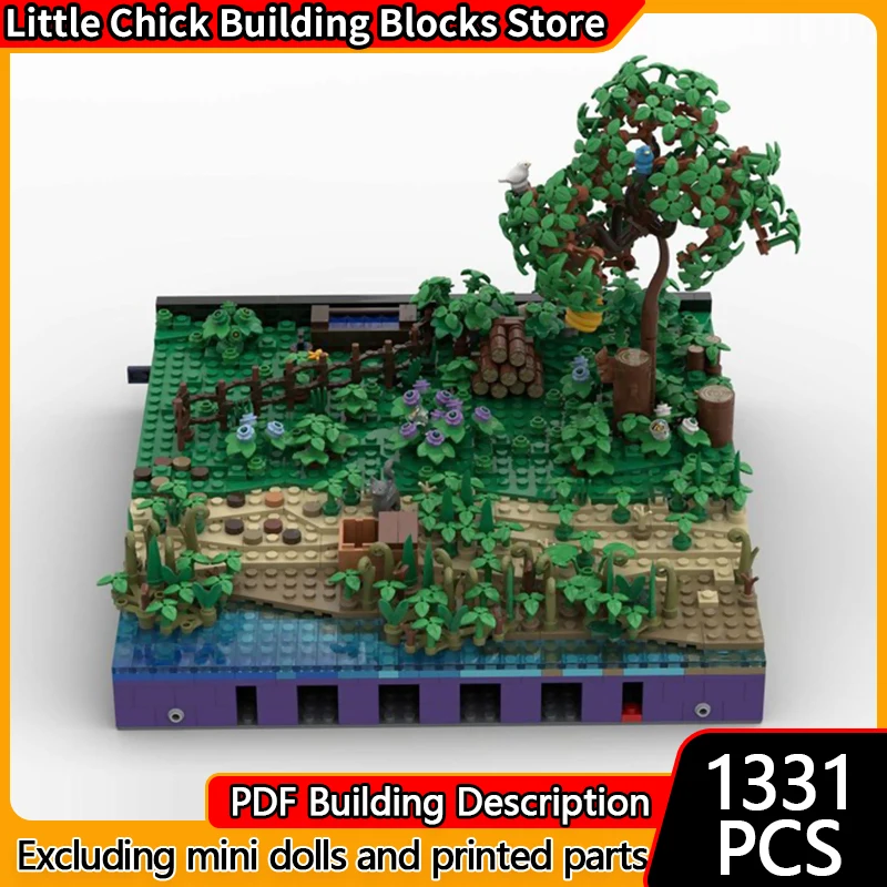 ชุดตัวต่อแบบโมดูลาร์ รุ่นปราสาทยุคกลาง ฉากปราสาท วิวทิวทัศน์ เทคโนโลยี ของเล่นประกอบสำหรับเด็ก ของขวัญวันหยุด