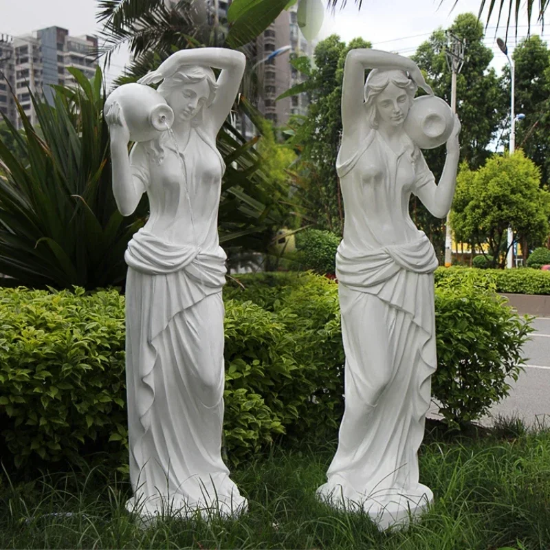 Fontaine décorative Lady Waterscape pour la maison, les communautés, les jardins, les hôtels, sculpture