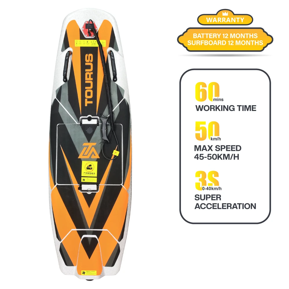 TOURUS مخصص Jetsurf محرك ركوب الأمواج الكهربائي النفاث ألياف الكربون مجلس مبيعات المصنع لوح التزلج الكهربائي