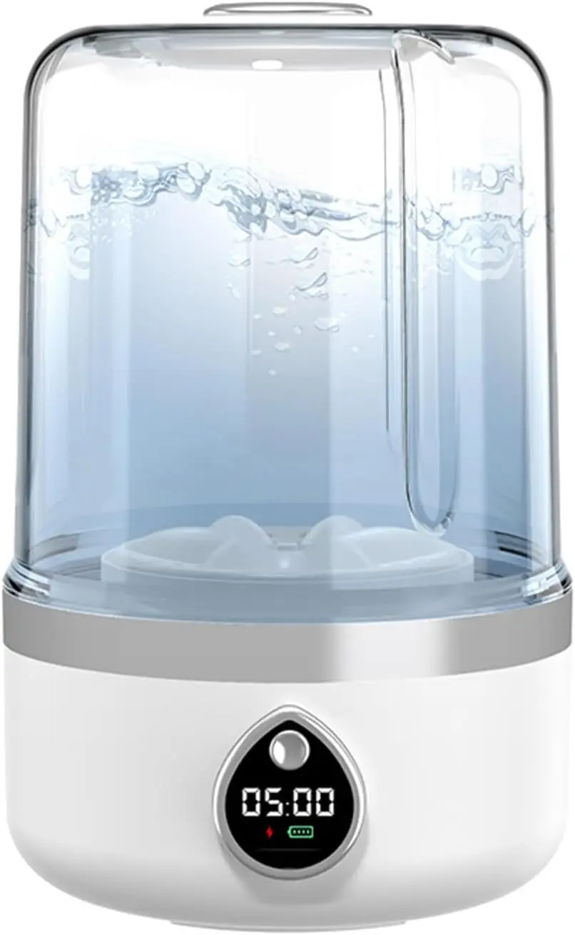 

Portable Underwear Washer 1.4L Cordless Rechargeable Mini Washing Machine for Travel, Dorm, RV