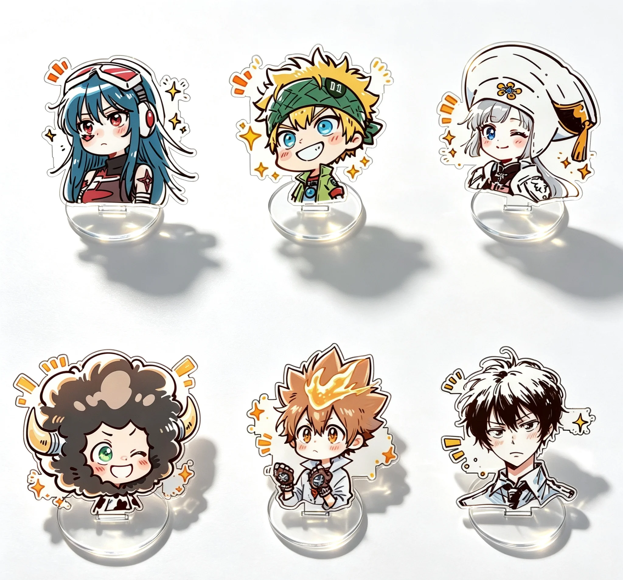 10cm Anime Katekyo Hitman Reborn! Acrylic Stand Model Plate Desk Decorations Cartoon Character Holiday Gifts Keychains