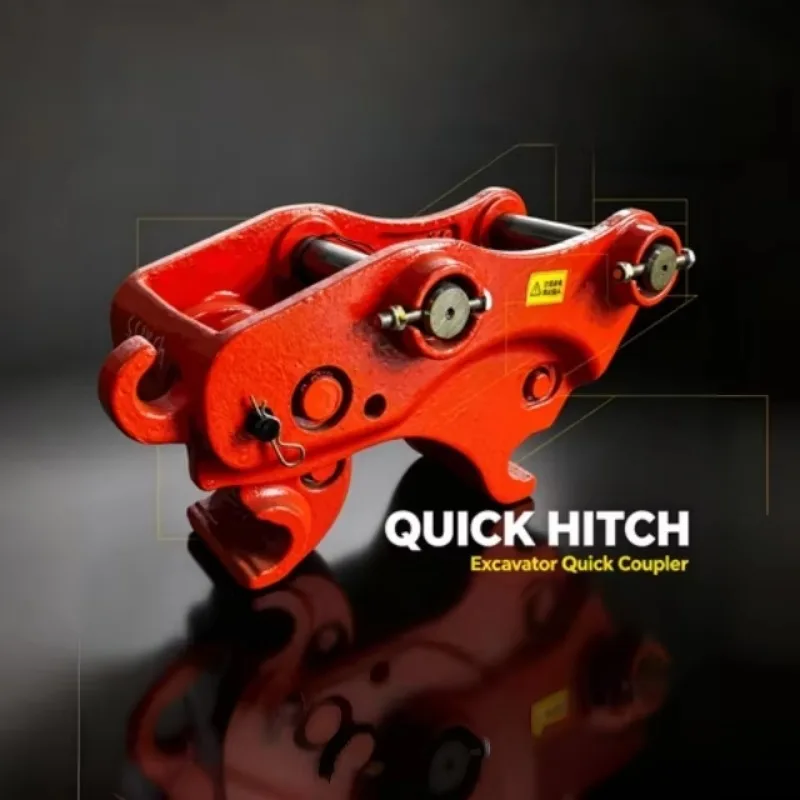 1.5-40 Ton Excavator Hydraulic Quick Hitch, One-Piece Cast Heavy-Duty Coupler With Dual Safety Lock For Construction Works