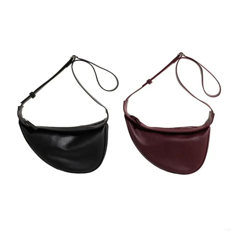 

Underarm Bag Versatile Trendy PU Leather Shoulder Bag Large Capacity Armpit Bag 547A