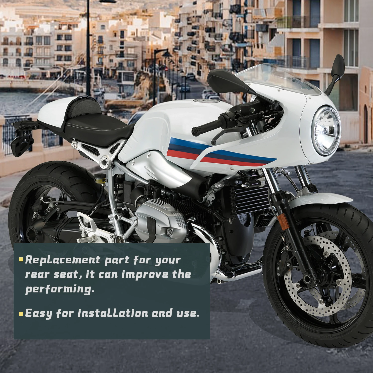 R nineT PURE RACER Rear Pillion Single Solo Seat Cover Cowl Hump For BMW R NINE T rninet Motorcycle Accessories 2014-2023 - Image 3