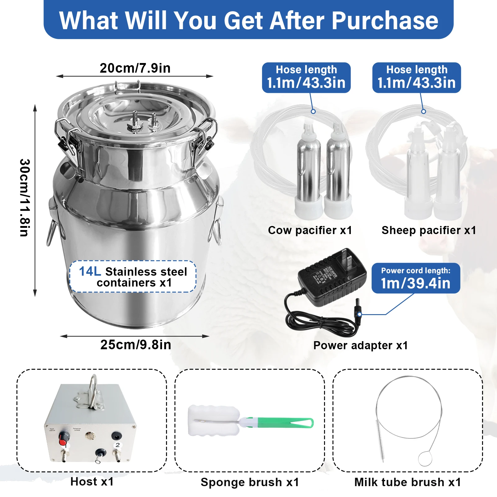 9L Electric Goat Mi…
