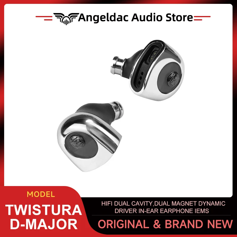 TWISTURA D-Major HIFI Dual Cavity,dual Magnet Dynamic Driver In-Ear Earphone IEMs With Replaceable Catheter