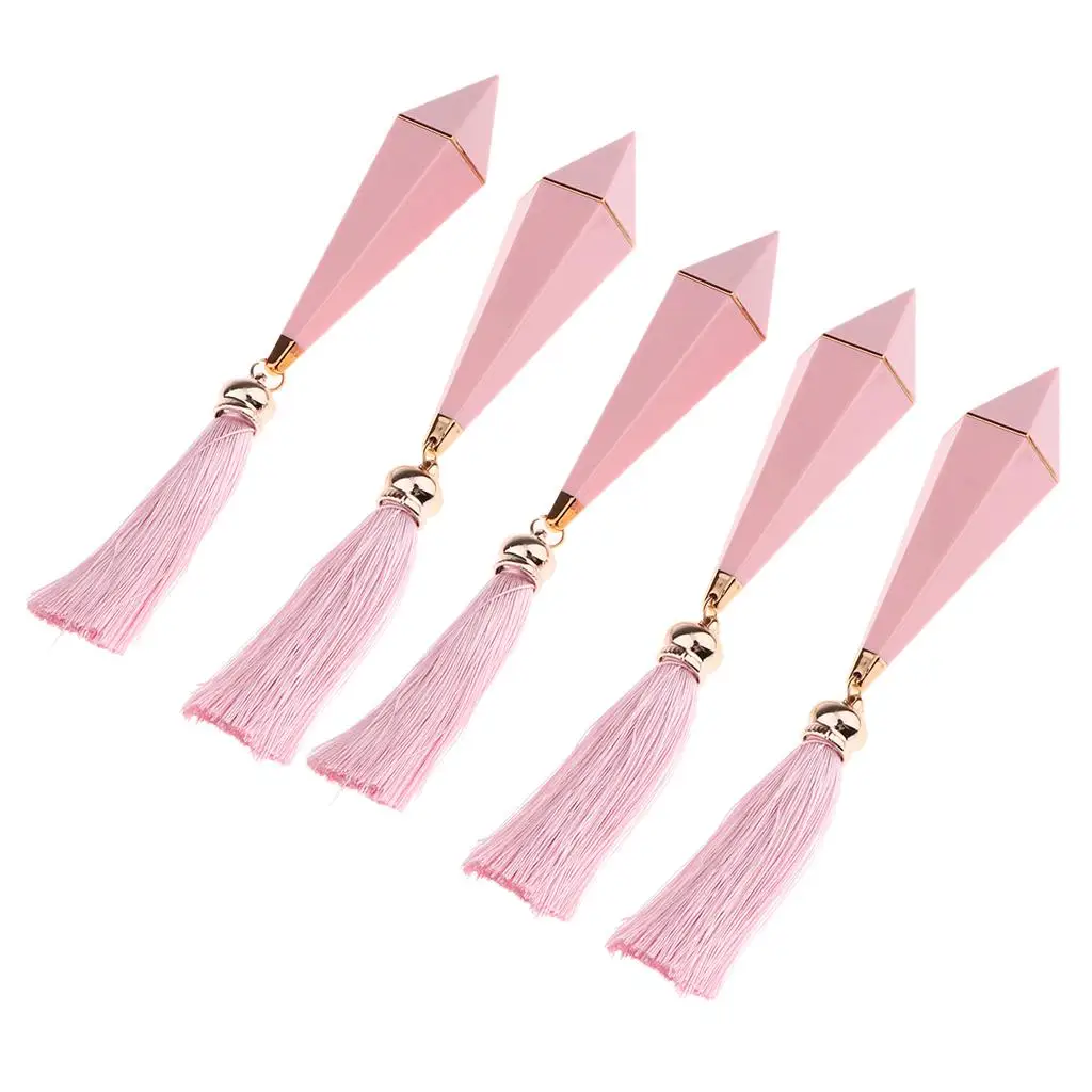 5x أنابيب بلسم الشفاه الوردي الفارغ DIY 12.1 ملم زجاجات حاويات بلسم الشفاه